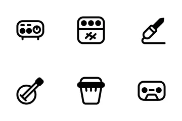 Instrumento musical Icon Pack