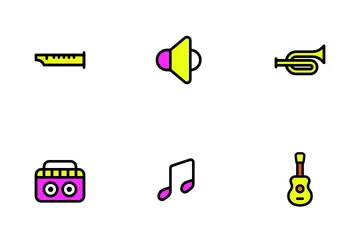 Instrumento musical Paquete de Iconos