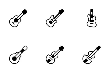 Instrumento musical Pacote de Ícones