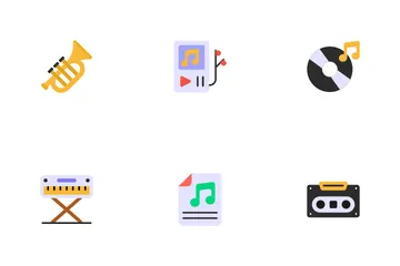 Instrumentos musicais Pacote de Ícones