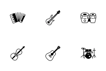 Instrumentos musicales Icon Pack