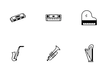 Instrumentos musicales Icon Pack