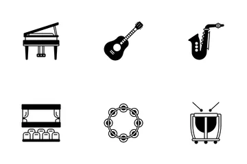 Instrumentos musicales Icon Pack