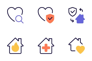 Insurance Protection Icon Pack