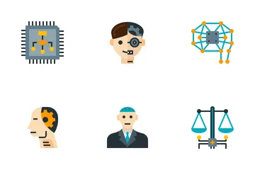 Inteligencia artificial Paquete de Iconos
