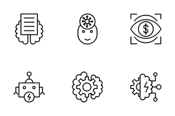 Inteligencia artificial Paquete de Iconos