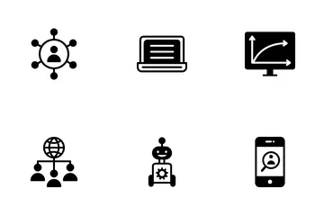 Inteligência artificial Pacote de Ícones