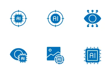 Inteligência artificial Pacote de Ícones
