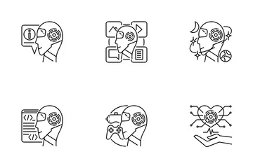 Inteligencia artificial Paquete de Iconos