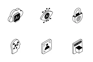 Inteligência artificial Pacote de Ícones
