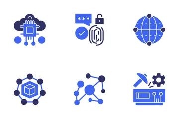 Inteligência artificial Pacote de Ícones