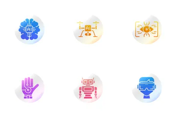 Inteligencia artificial Icon Pack