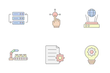 Inteligência artificial Pacote de Ícones