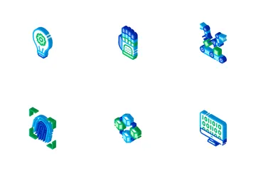 Inteligência artificial Pacote de Ícones