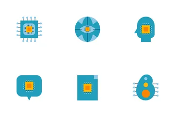 Inteligencia artificial Paquete de Iconos