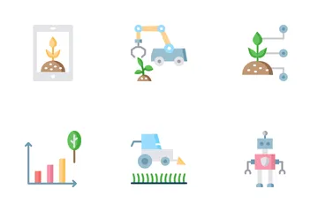 Inteligencia artificial en agricultura Icon Pack