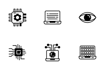 Intelligence artificielle Pack d'Icônes