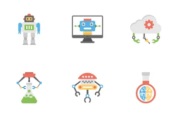 Intelligence artificielle Pack d'Icônes