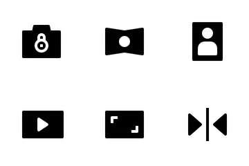 Interfaccia della fotocamera Icon Pack