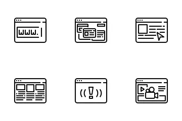 Interface Browser Icon Pack