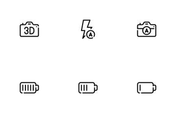 Interface caméra Pack d'Icônes