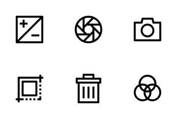 Interface caméra Pack d'Icônes