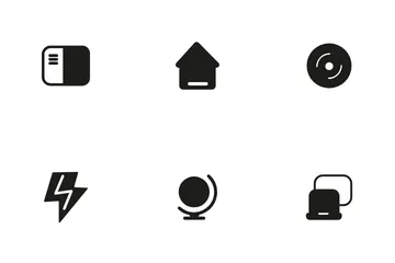 Interface d'applications mobiles Icon Pack