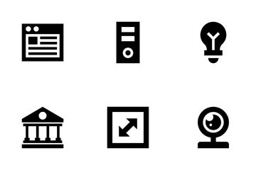 Interface de usuário responsiva/ícones de UI Pacote de Ícones