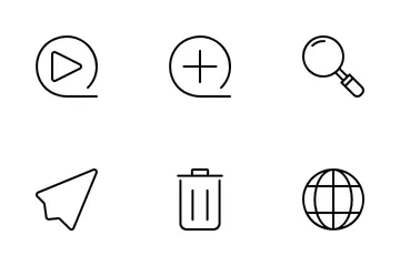Interface de usuário Pacote de Ícones