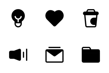 Interface Glyph Icon Pack
