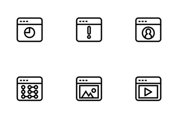 Interface Outline Icon Pack