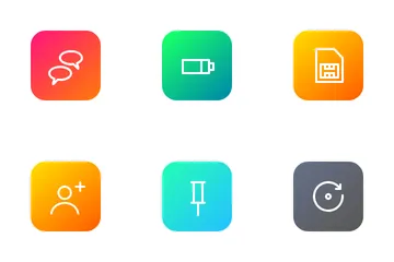 Interface utilisateur Android Vol 1 Pack d'Icônes