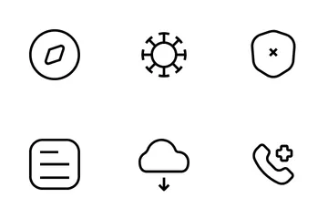 Interface utilisateur essentielle Pack d'Icônes