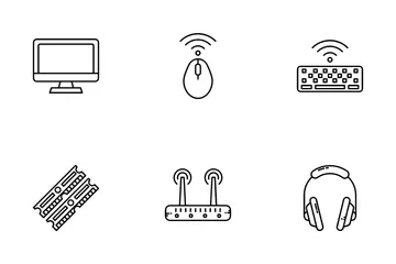 Ordinateur et interface utilisateur Pack d'Icônes