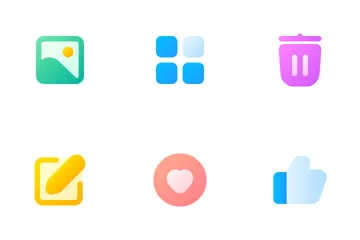 Interface utilisateur minimale Icon Pack
