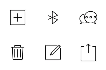 Interface utilisateur pour les appareils électroniques Vol.2 Pack d'Icônes