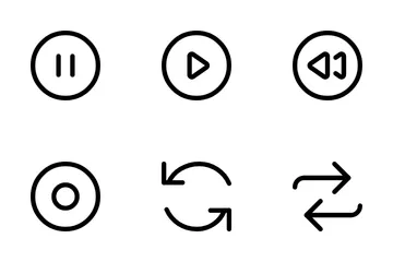 Interface utilisateur Vol 4 Pack d'Icônes