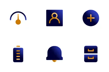 Interface utilisateur Vol 7 Pack d'Icônes