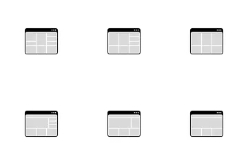 Interface utilisateur Web Pack d'Icônes