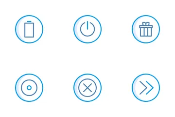 Interfaces de usuário básicas Pacote de Ícones