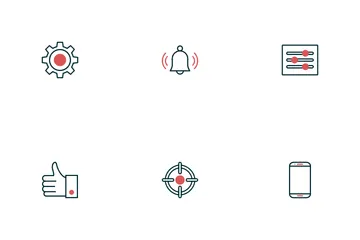 Interfaz Paquete de Iconos