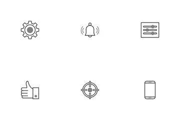 Interfaz Paquete de Iconos