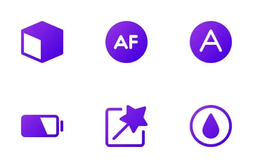 Interfaz de cámara Icon Pack