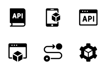 Interfaz de programación de aplicaciones Vol-1 Paquete de Iconos