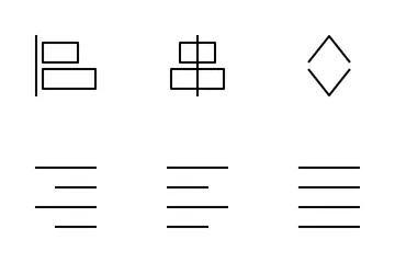 Esquema de la interfaz de usuario 8 Paquete de Iconos