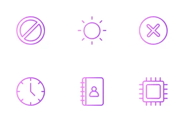 Interfaz de usuario básica Paquete de Iconos