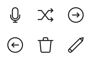 Interfaz de usuario básica Paquete de Iconos