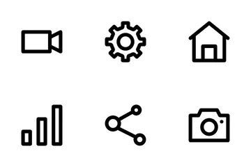 Interfaz de usuario básica Paquete de Iconos