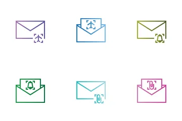 Interfaz de usuario de correo Paquete de Iconos