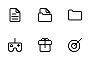 Interfaz de usuario esencial Paquete de Iconos